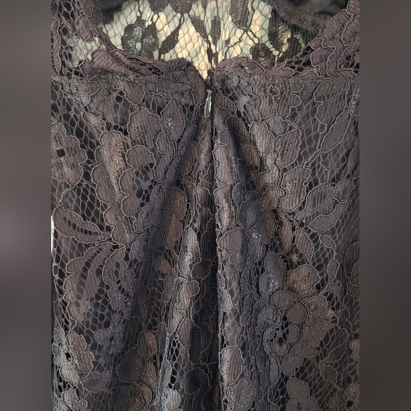 Passionate Heart Black Lace Midi Dress - M - Picture 12 of 12